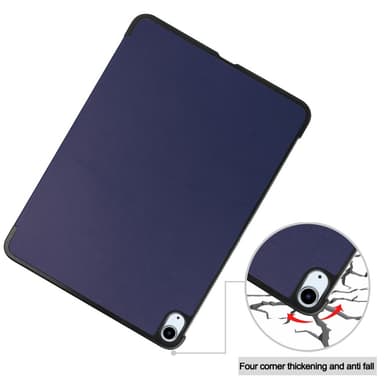 Til iPad Air 13 (2024) Slim Fit Tri-Foldbart Deksel - Blå