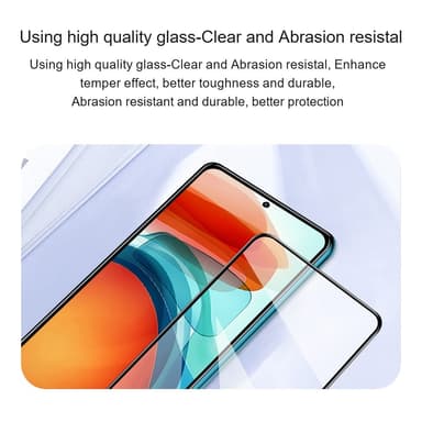 Xiaomi Redmi 13C Amorus helherdet glass 2-pakke