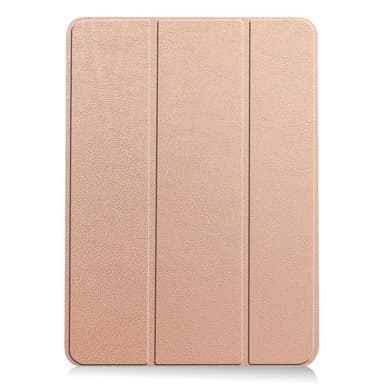 Til iPad Air 13 (2024) Trifoldbart deksel med smal passform - rosegull