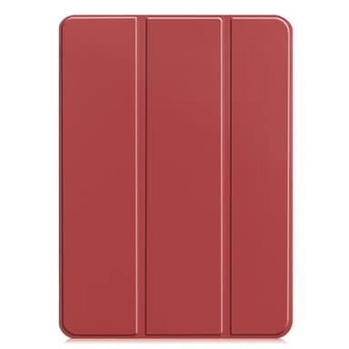 Til iPad Pro 11 (2024) Slim Fit Trifoldbart deksel - Burgund
