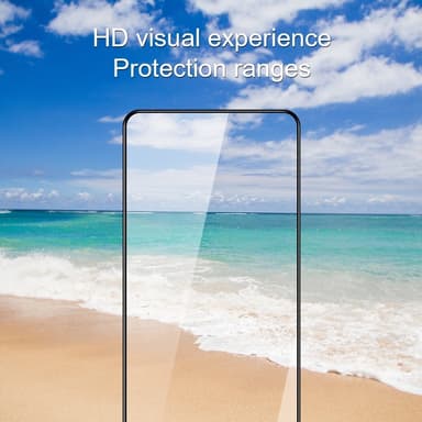 Xiaomi Redmi 13C Amorus helherdet glass 2-pakke
