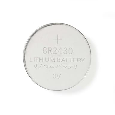 Nedis Lithium knappecellebatteri CR2430 | 3 V DC | 5-Pakke | Sølv
