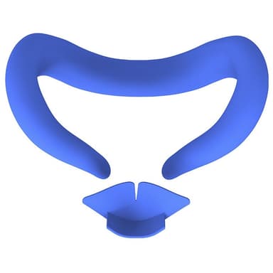 Meta Quest 3 Eye Mask Støvtett Beskyttende Deksel Med Nesestøtte - Blå