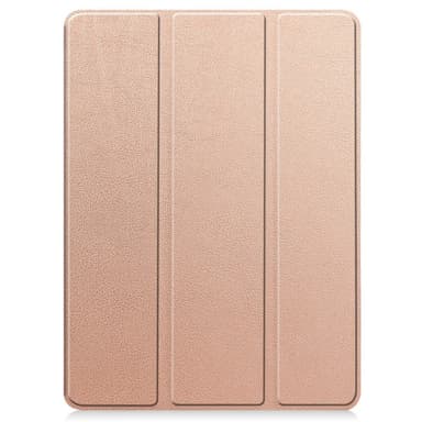 Til iPad Pro 11 (2024) Slim Fit Trifoldbart deksel Pennerom - RoseGold