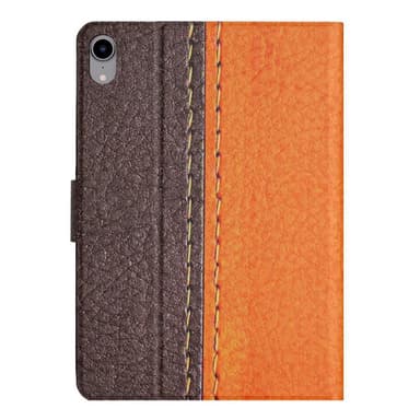 For iPad 10.9 (2022) Gen 10 Sammenleggbart dekselstativ - Oransje