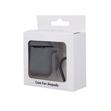 Airpods Beskyttelsesveske med krok, grå