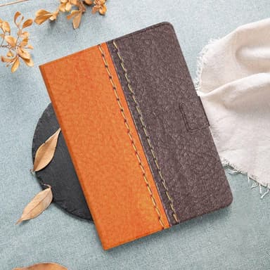 For iPad 10.9 (2022) Gen 10 Sammenleggbart dekselstativ - Oransje