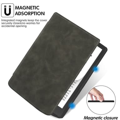 Leserveske til Pocketbook InkPad 4 7.8"" PB700 - Svart