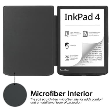 Leserveske til Pocketbook InkPad 4 7.8"" PB700 - Svart