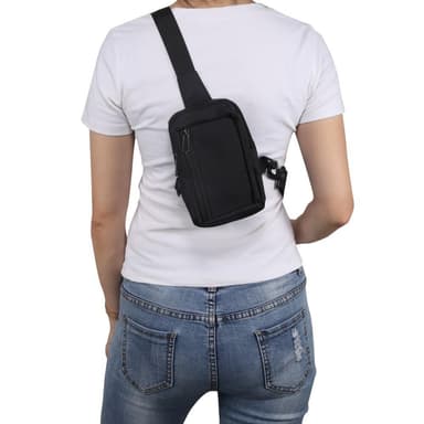Bryst Skulderveske Vanntett nylon Skulderryggsekk Slyngkoffert