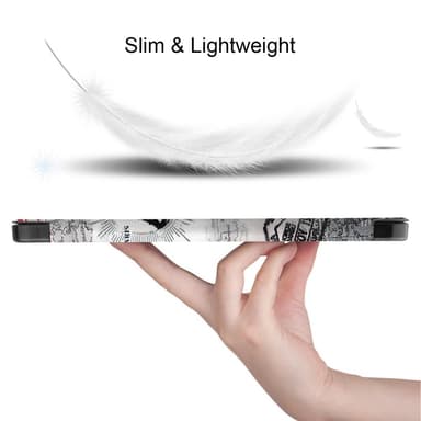 Til iPad Air 11 (2024) Slim Fit Trifoldbart deksel Pennebrett — Tårn