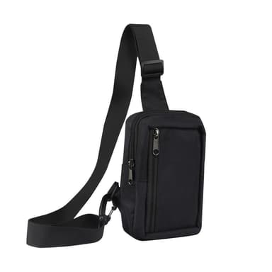 Bryst Skulderveske Vanntett nylon Skulderryggsekk Slyngkoffert