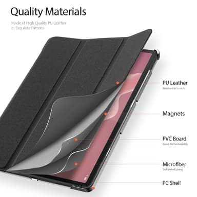 DUX DUCIS Domo Series Smart Veske til Lenovo Tab P12