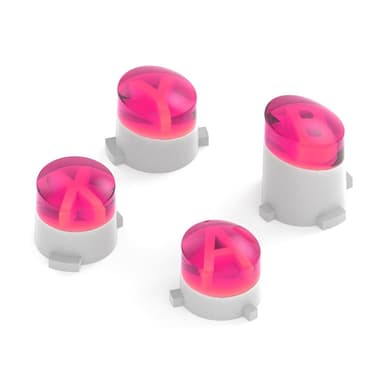 For Xbox One S One Elite-kontroller ABXY erstatningsknapper - rosa