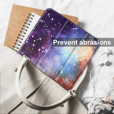 Apple iPad 10.9 2022 Trippeldeksel med smal passform Pennholder - Galaxy
