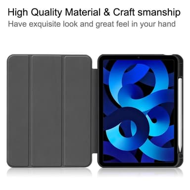 Apple iPad 10.9 2022 Trippeldeksel med smal passform Pennholder - Galaxy