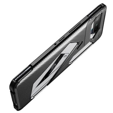 Asus ROG Phone 5 TPU Karbonfiber Tekstur - Svart