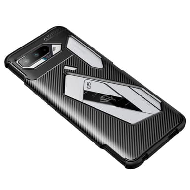 Asus ROG Phone 5 TPU Karbonfiber Tekstur - Svart