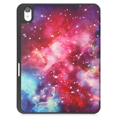 Apple iPad 10.9 2022 Trippeldeksel med smal passform Pennholder - Galaxy