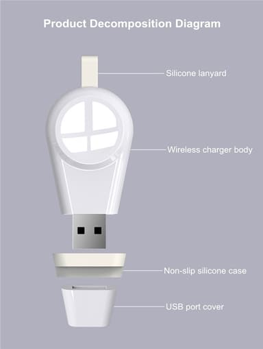 Lader til Apple Watch - USB