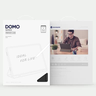 DUX DUCIS Domo iPad Air 13 (2024) Deksel Trefoldelig - Svart