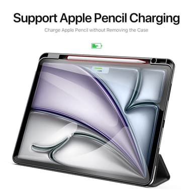 DUX DUCIS Domo iPad Air 13 (2024) Deksel Trefoldelig - Svart