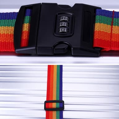 Tyverisikringsstropp for bagasjekoffert Passordsikker lås - Pride