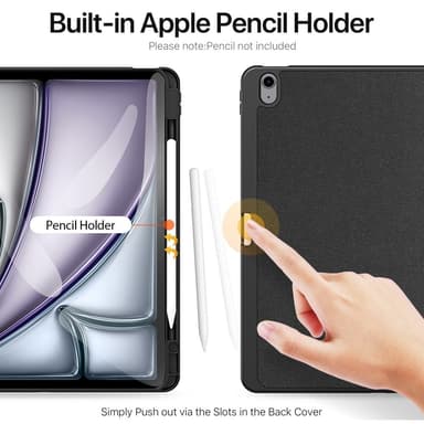 DUX DUCIS Domo iPad Air 13 (2024) Deksel Trefoldelig - Svart