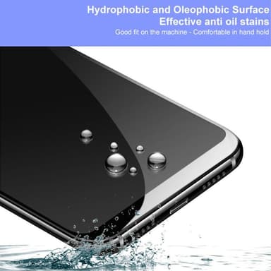 Xiaomi Redmi 12 Pro IMAK Pro+ Helkropps Herdet Glass Svart