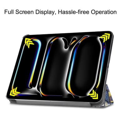 Til iPad Pro 11 (2024) Trippeldeksel med smal passform - Maling