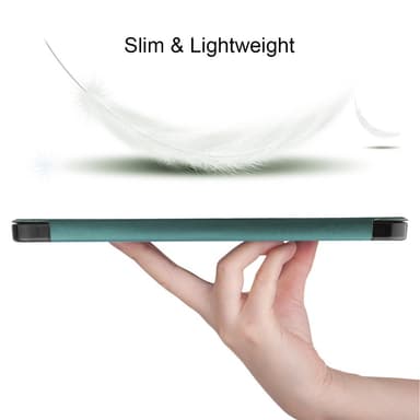 Til iPad Air 11 (2024) Slim Fit Tri-Foldbart Etui Pennebrett - Grønn