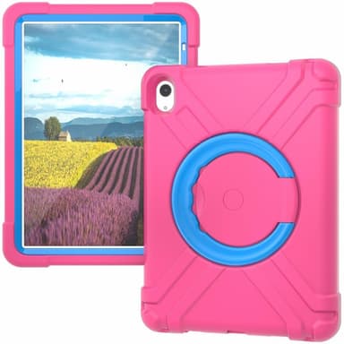 Heavy Duty Armor-deksel til iPad 10.9 2022 Gen 10 - Rosa