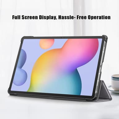 Slim Fit Dekseldeksel til Samsung Galaxy Tab S7 FE/Tab S7 Plus/Tab S8+ - Grå