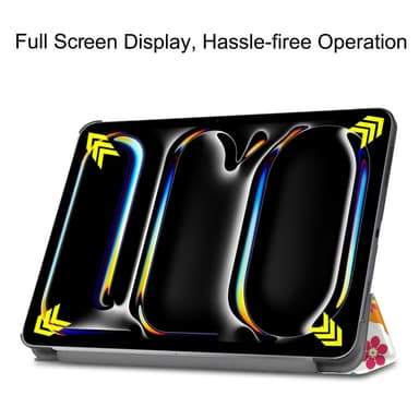 Til iPad Pro 11 (2024) Trippeldeksel med smal passform - Sommerfugler
