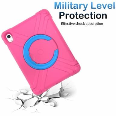 Heavy Duty Armor-deksel til iPad 10.9 2022 Gen 10 - Rosa