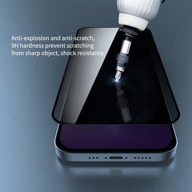 NILLKIN For iPhone 15 Anti-Spy Skjermbeskytter Full Dekning