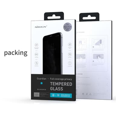 NILLKIN For iPhone 15 Anti-Spy Skjermbeskytter Full Dekning