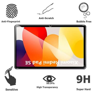 2stk herdet glass til Xiaomi Redmi Pad SE
