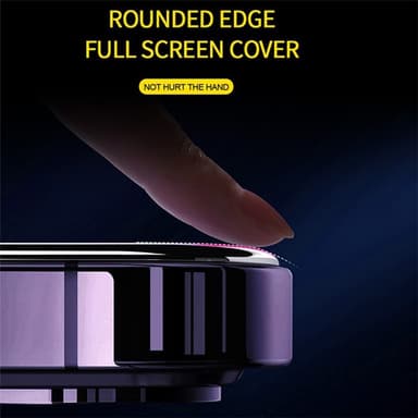 For iPhone 15 Anti-Spy Privacy Skjermbeskytter i Herdet Glass
