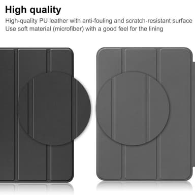 Apple iPad 10.9 2022 Slim Fit Trifoldbart deksel Pennebrett - Svart