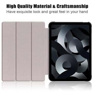 Apple iPad 10.9 2022 Slim Fit Trifoldbart Deksel - Svart