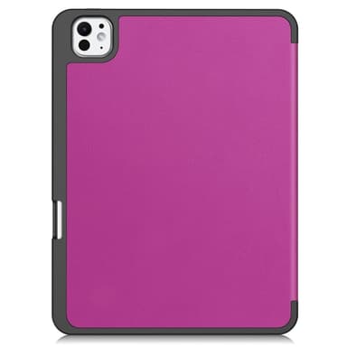 Til iPad Pro 11 (2024) Slim Fit Trifoldbart deksel Pennebrett - Lilla