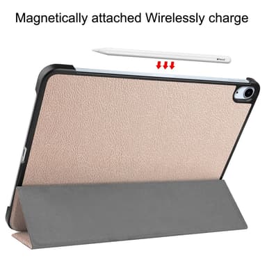 Til iPad Air 11 (2024) Slim Fit Trifoldbart deksel - Gull