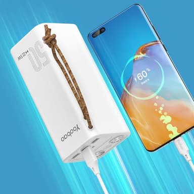 YOOBAO Strømbank 50000mAh SCP22.5W+PD20W SuperFast