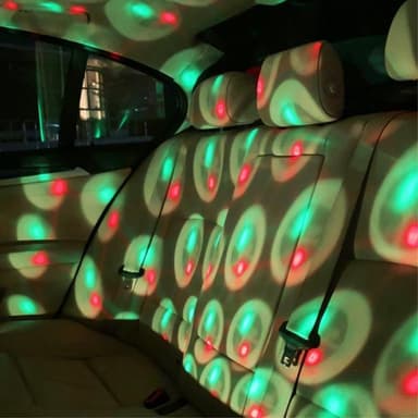 USB-lampe Takprojektor til bilsoverom DiscoBall romantisk dekor