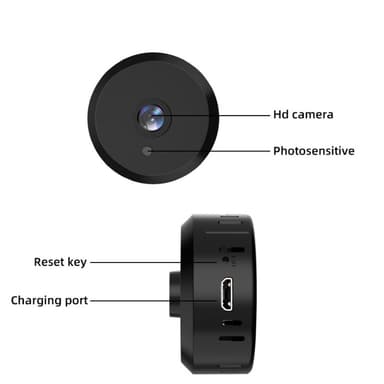 X16 batterifri minikamera trådløst WiFi-kamera
