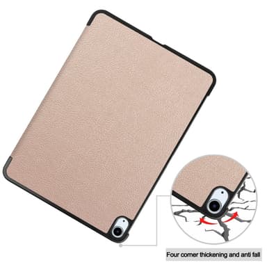 Til iPad Air 11 (2024) Slim Fit Trifoldbart deksel - Gull