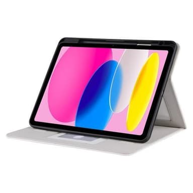 Til iPad 10.9 2022 Gen 10 Sammenleggbart Veske - Hvit