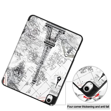 Til iPad Air 13 (2024) Slim Fit Trifoldbart deksel Pennebrett — Tårn