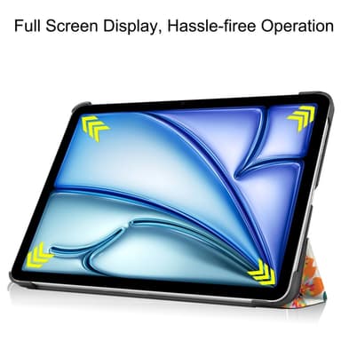 Til iPad Air 11 (2024) Trippeldeksel med smal passform - Sommerfugler